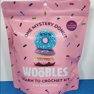 ISO Woobles Rainbow Mystery Donut Crochet Kit With Hook